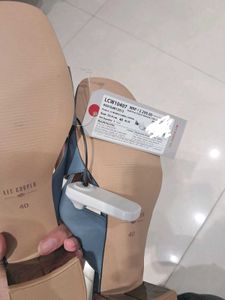 Stylish Blue Block Heel Mules