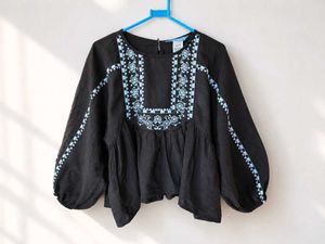 Bohemian brown top