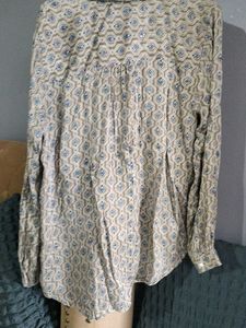 Fabindia Printed Modal Cotton Shirt