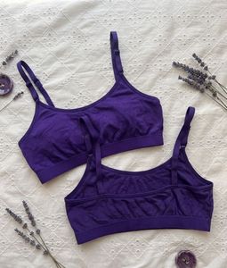 Comfortable Purple Sports Bra