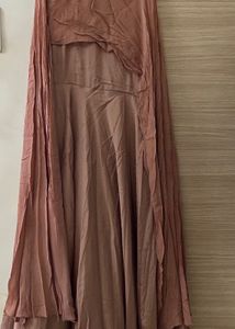 Bohemian Style Flowy Maxi Skirt