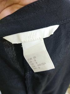 H&amp;M Black Wrap Around Beach Skirt