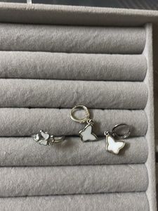 Cute Butterfly Ring and Earrings Set