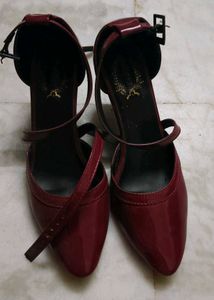 Elegant Red Patent Heels