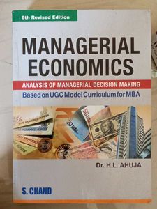 Managerial Economics Book by Dr. H.L. Ahuja