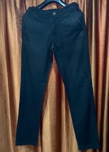 Symbol Essentials Men’s Regular Fit Black Trousers