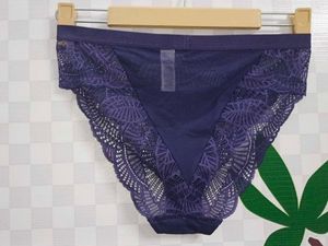 (1300)Elegant Purple Lace Panties
