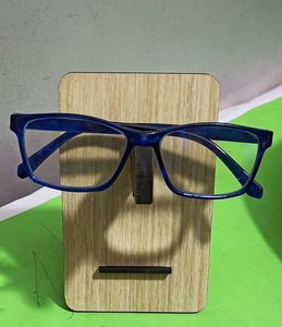 wooden sunglasses holder