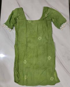Green  Kurta