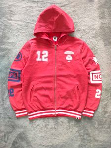 BAPE Full Zip Hoodie Red Ape Head 12
