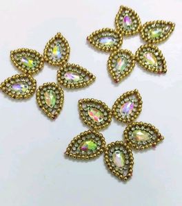 Patches Leaf Stone Multicolour Flower fancy 8 pie