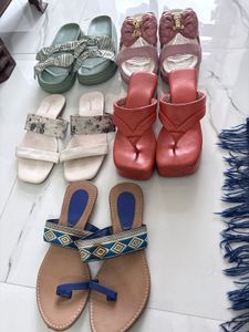 combo of 5 pair footwear