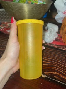 Yellow Plastic Container