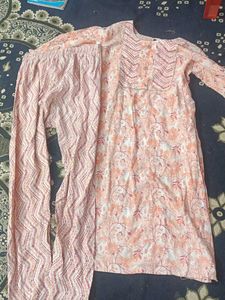 short height girl kurta set