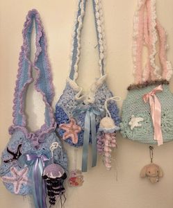 Handmade Crochet Jellyfish Bag