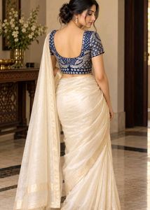 Elegant  Blue Blouse !