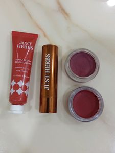 Blush Drops+2 Tints+Lipstick Combo