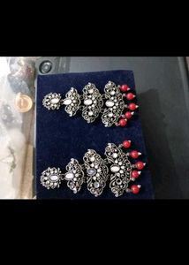 Beautiful Set &amp; golden Bengals &amp; earings combo