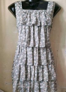 Floral Tiered Mini Dress