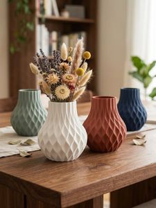 Modern Geometric Vase Set