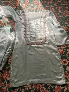 Elegant Mint Green Kurta Set