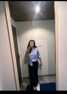 Blue Striped Button Down