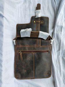 Brown Leather Crossbody Bag