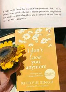 "I Don't Love You Anymore" by Rithvik Singh
