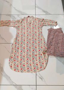 Biba Floral Print Kurta Set