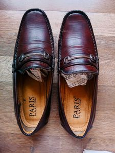 Men's Brown Leather Loafers
