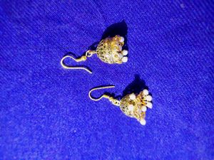 Golden Earrings Combo Set Of 2