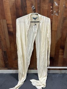 Elegant Cream Shrug Cardigan