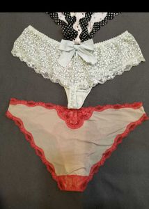 Lace &amp; Pattern Panty Bundle