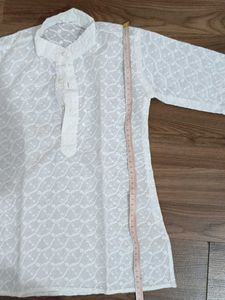 Kids White Kurta