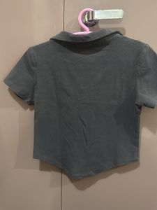 HE Casual Gray Short Sleeve T-Shirt