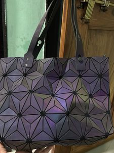 Unique Geometric Prism Tote Bag