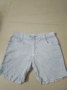 Light Wash Denim Cutoff Shorts