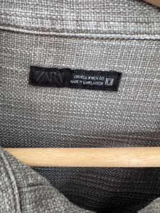 WASHED TEXTURED SHIRTBROWN / TAUPE - REF