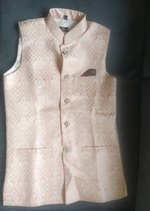 Peach Groom Wear Koti, Blazer