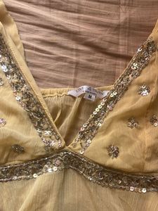 Sparkling Embellished Halter Top