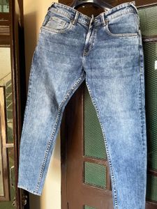 Here & Now Men's Blue Washed Jeans