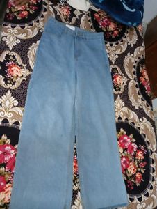 Wide Leg Denim Jeans
