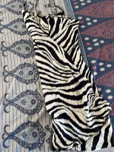 Zebra Print Mini Dress
