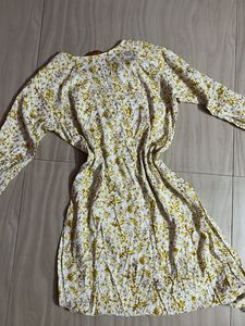 Elegant Printed Kurta with Embroidery