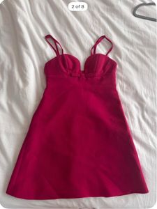 Mango Sweetheart Neckline Dress