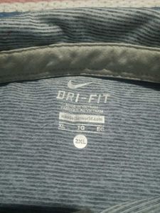 Grey Nike Polo Shirt