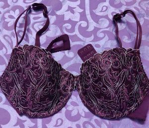(Enamor)Elegant Purple Lace Bra