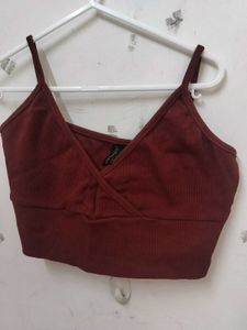 Chic Ribbed V-Neck Camisole Top
