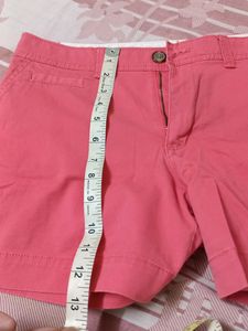 Denim Comfortable Pink Short Size 32