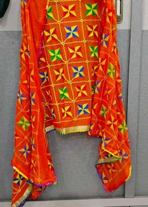 Vibrant Yellow Kurta with Colorful Tassels